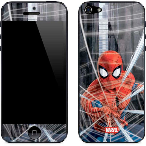 Marvel Spiderman Web Throw iPhone 5/5s/5SE Skin