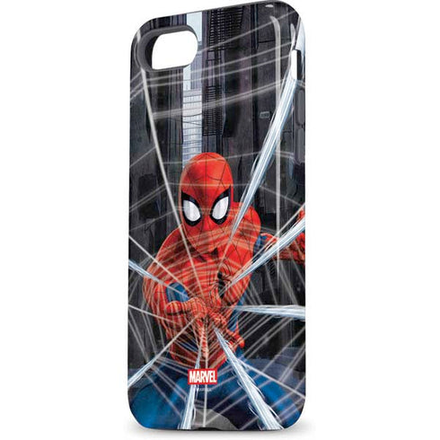 Marvel Spiderman Web Throw iPhone 8 Pro Case