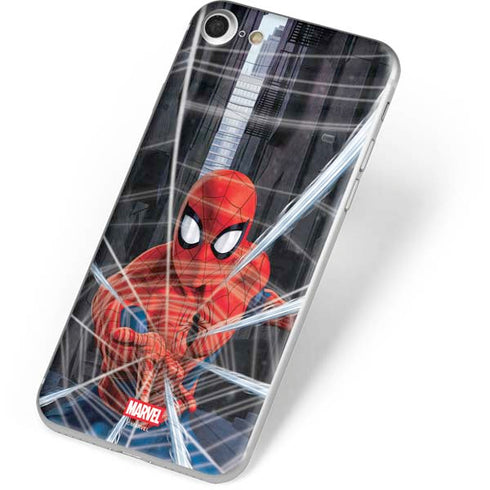 Marvel Spiderman Web Throw iPhone 8 Skin
