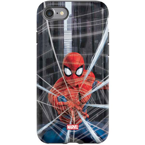 Marvel Spiderman Web Throw iPhone SE (2nd & 3rd Gen) Pro Case