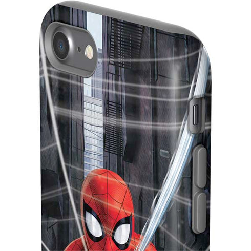 Marvel Spiderman Web Throw iPhone SE (2nd & 3rd Gen) Pro Case