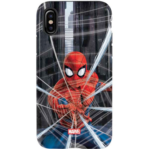 Marvel Spiderman Web Throw iPhone X Pro Case