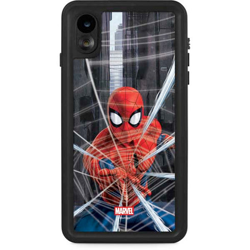 Marvel Spiderman Web Throw iPhone Cases