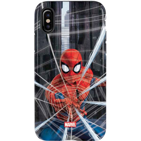 Marvel Spiderman Web Throw iPhone XS Pro Case