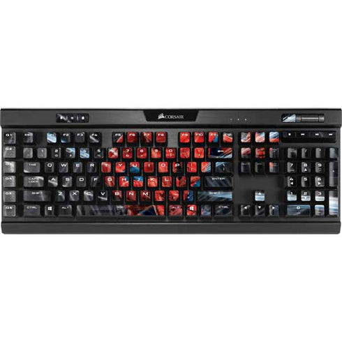Marvel Spiderman Web Throw K95 RGB PLATINUM Mechanical Gaming Keyboard Skin