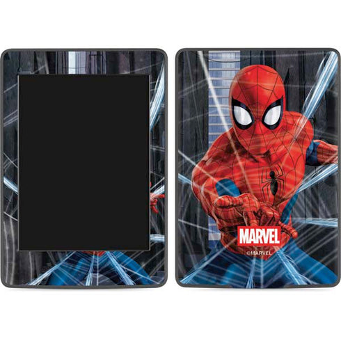 Marvel Spiderman Web Throw Amazon Kindle Skin