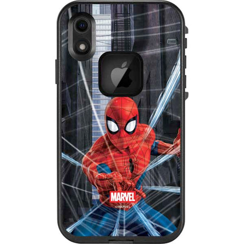 Marvel Spiderman Web Throw LifeProof Fre iPhone Skin