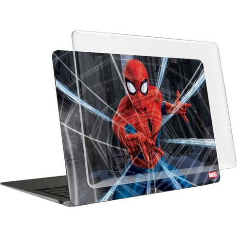 Marvel Spiderman Web Throw MacBook Air 13in M1 (2021) Case plus Skin