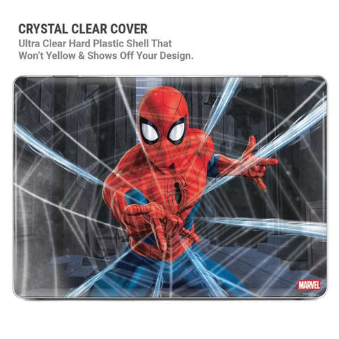 Marvel Spiderman Web Throw MacBook Pro 14in (2021-24) Case plus Skin