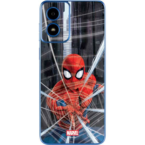 Marvel Spiderman Web Throw Moto G Play 4G (2024) Skin