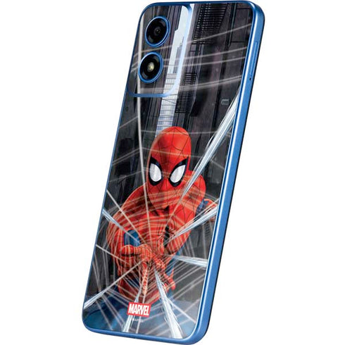 Marvel Spiderman Web Throw Moto G Play 4G (2024) Skin