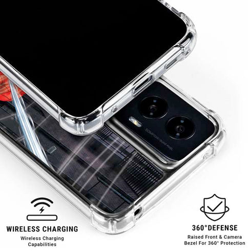 Marvel Spiderman Web Throw Moto G Power 5G (2024) Clear Case