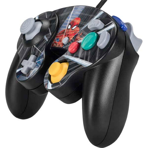 Marvel Spiderman Web Throw Nintendo GameCube Controller Skin