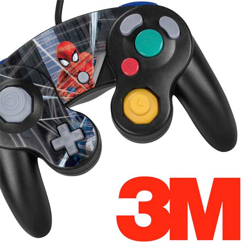 Marvel Spiderman Web Throw Nintendo GameCube Controller Skin