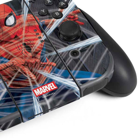 Marvel Spiderman Web Throw Nintendo Switch Bundle Skin