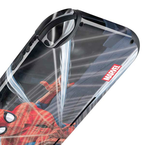 Marvel Spiderman Web Throw Nintendo Switch Lite Skin
