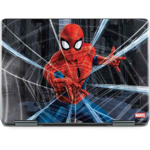 Marvel Spiderman Web Throw Notebook 9 Pro 13in (2017) Skin
