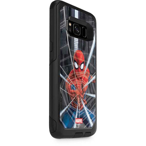 Marvel Spiderman Web Throw Otterbox Commuter Galaxy Skin