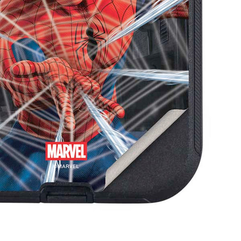 Marvel Spiderman Web Throw Otterbox Defender iPhone Skin