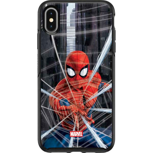 Marvel Spiderman Web Throw Otterbox Symmetry iPhone Skin