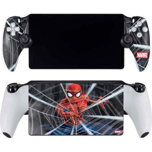 Marvel Spiderman Web Throw PlayStation Portal Remote Player Skin