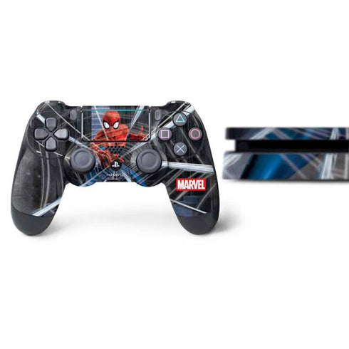 Marvel Spiderman Web Throw PS4 Slim Bundle Skin