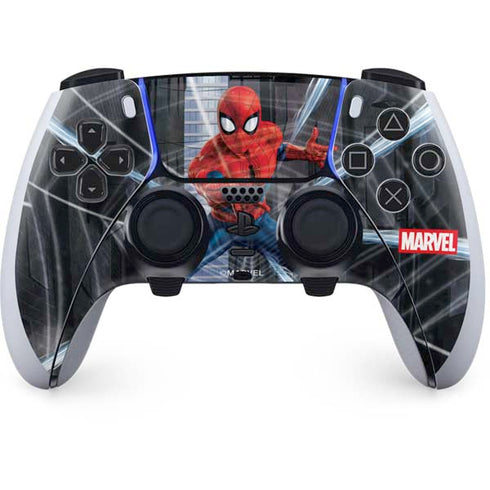 Marvel Spiderman Web Throw PS5 DualSense Edge Pro Controller Skin