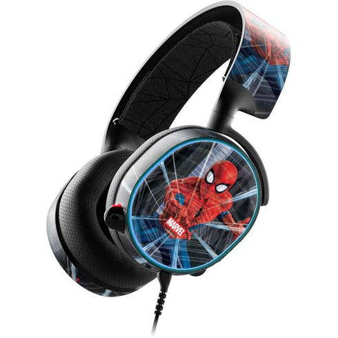 Marvel Spiderman Web Throw SteelSeries Arctis 3 Skin