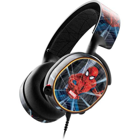 Marvel Spiderman Web Throw SteelSeries Arctis 5 Skin