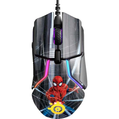 Marvel Spiderman Web Throw SteelSeries Rival 600 Gaming Mouse Skin