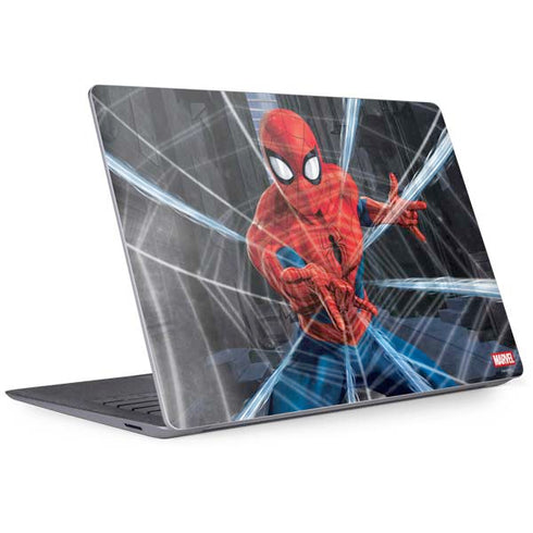 Marvel Spiderman Web Throw Surface Laptop 3 13.5in Skin