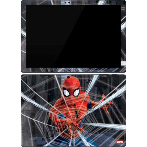 Marvel Spiderman Web Throw Surface Pro 7 Skin