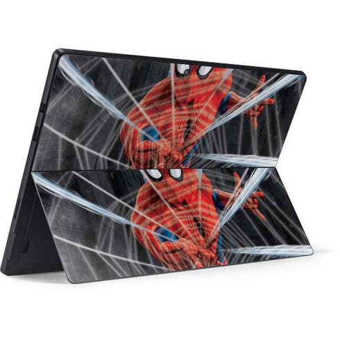 Marvel Spiderman Web Throw Surface Pro 7 Skin