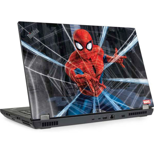 Marvel Spiderman Web Throw Lenovo ThinkPad Skin