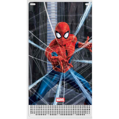 Marvel Spiderman Web Throw Xbox Series S Console Skin