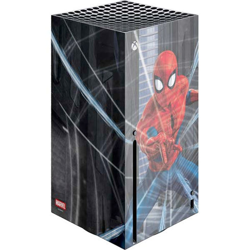 Marvel Spiderman Web Throw Xbox Series X Console Skin