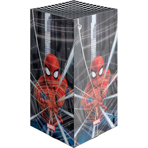Marvel Spiderman Web Throw XBox Series X Digital Edition Console Skin