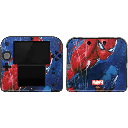 Marvel Spiderman World of Webs Nintendo 2DS Skin