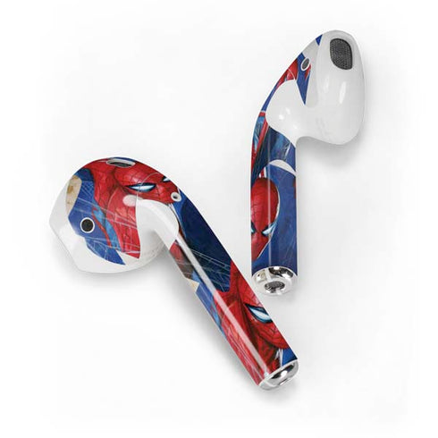 Marvel Spiderman World of Webs Apple AirPods 2 Skin