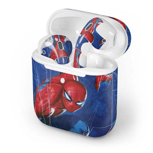 Marvel Spiderman World of Webs Apple AirPods 2 Skin