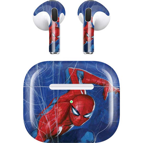 Marvel Spiderman World of Webs Apple AirPods (3rd Gen 2021) Skin