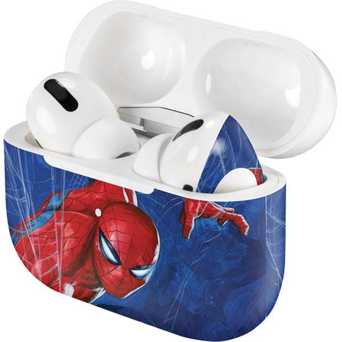 Marvel Spiderman World of Webs Apple AirPods Pro Skin
