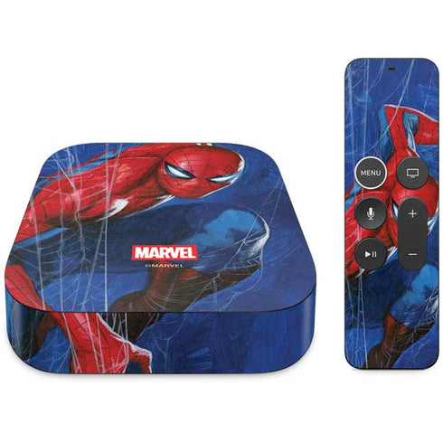Marvel Spiderman World of Webs Apple TV Skin