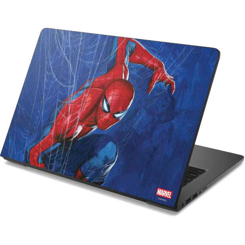 Marvel Spiderman World of Webs Dell Chromebook Skin