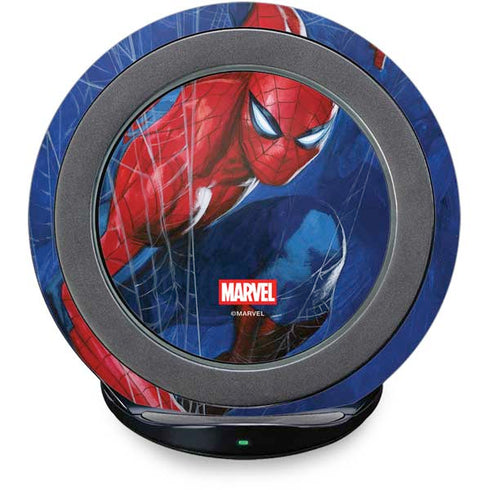Marvel Spiderman World of Webs Fast Charge Wireless Charging Stand Skin