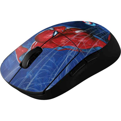 Marvel Spiderman World of Webs G Pro Wireless Gaming Mouse Skin