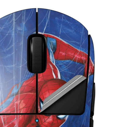 Marvel Spiderman World of Webs G Pro Wireless Gaming Mouse Skin