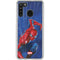 Marvel Spiderman World of Webs Galaxy A21 Clear Case