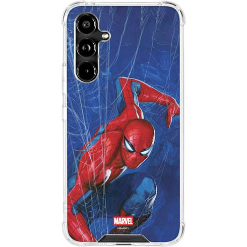 Marvel Spiderman World of Webs Galaxy A54 5G Clear Case