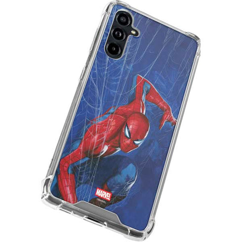 Marvel Spiderman World of Webs Galaxy A54 5G Clear Case